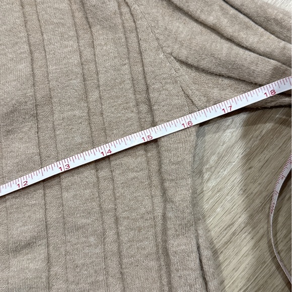 Mango Beige Ribbed Cardigan - Picture 3 of 3